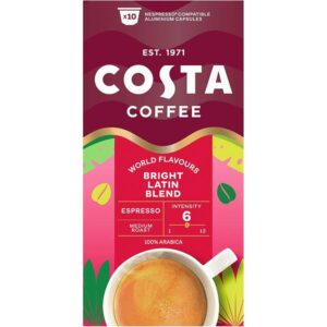 Costa Nespresso 10 Bright Latin Blend Espresso